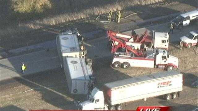 Big rig crash on I-5 snarls northbound traffic