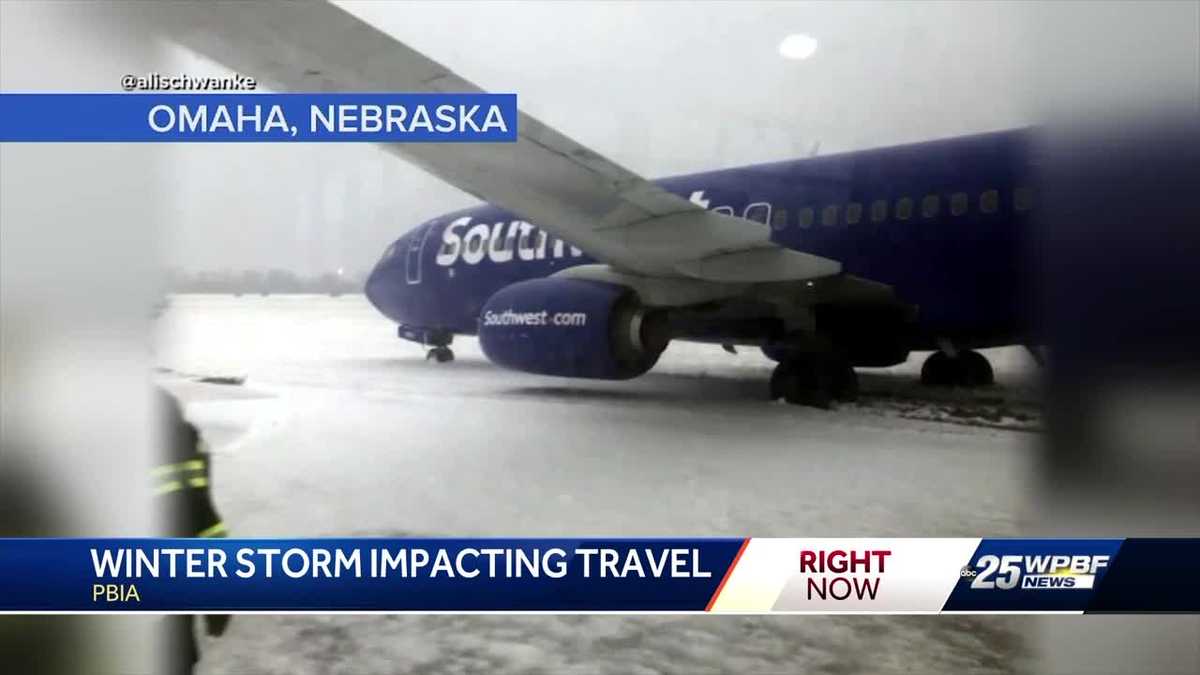 Flights canceled at PBIA due to winter storms in the Midwest and Northeast