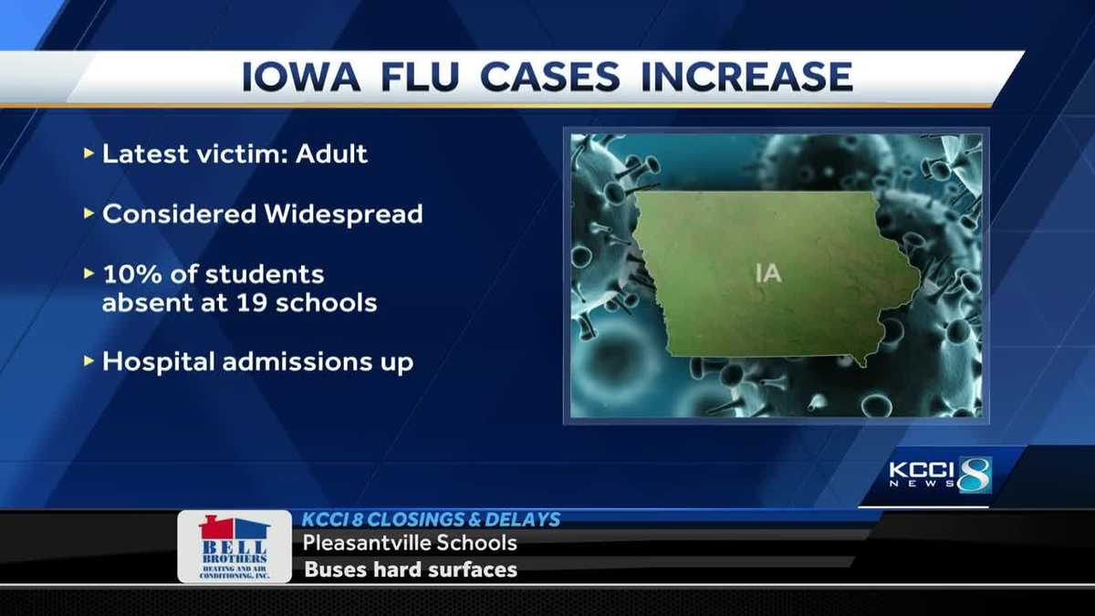 Flu cases now widespread in Iowa