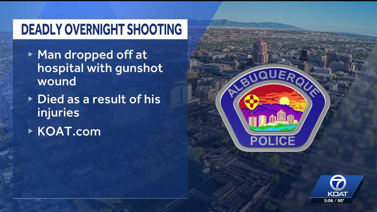 Man dies at Kaseman Hospital after being dropped off with gunshot wounds