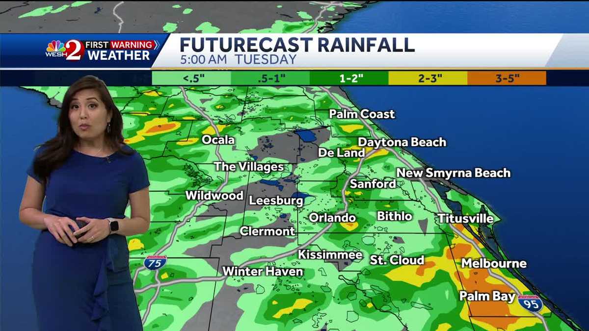 Afternoon Storms, Gusty Winds and Heavy Rain Possible