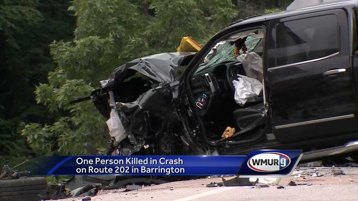 One person killed in crash on Route 202 in Barrington