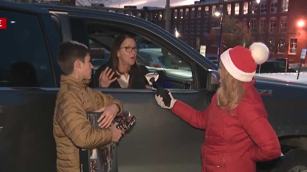 Donations continue coming in for New Hampshire Toy Drive outside WMUR studios