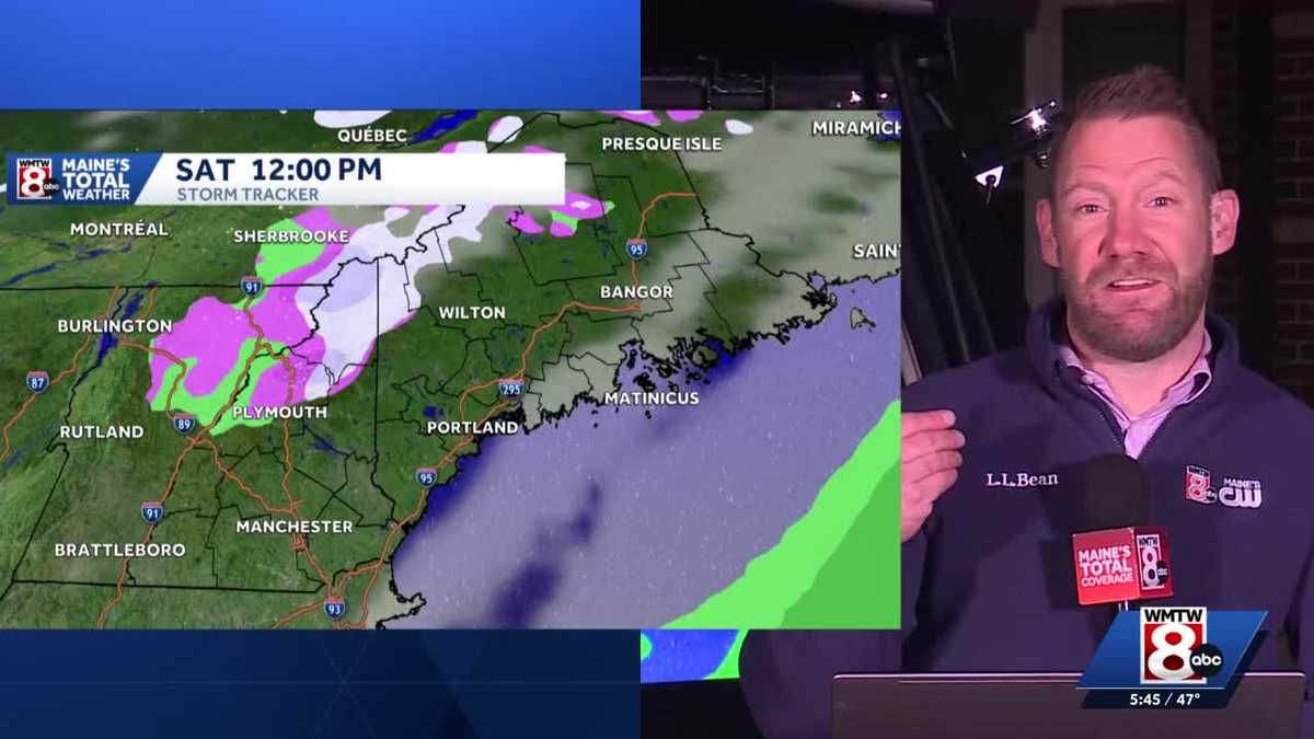 Showers and wintry weather later this week