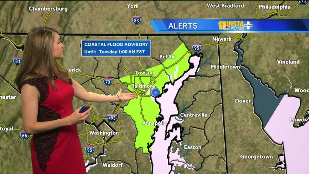 Ava details rain in forecast, coastal flooding possible