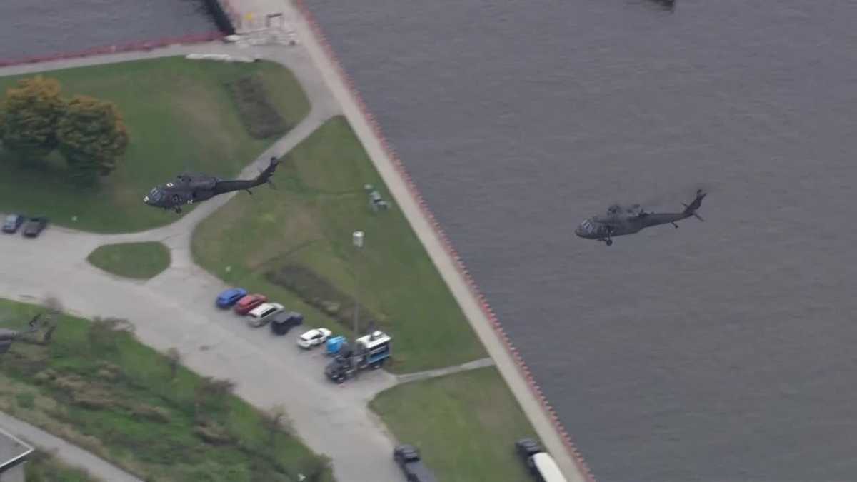 Exclusive News Chopper 12 video shows flyover during World Series Parade