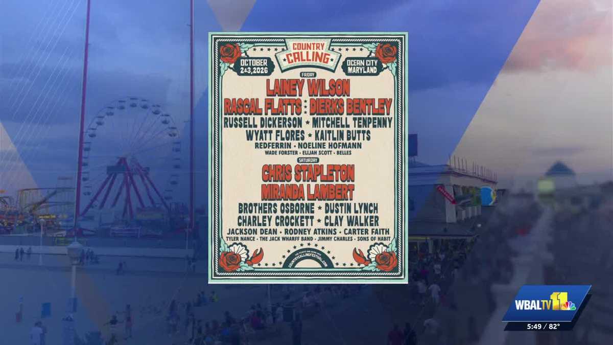 Ocean City prepares for Country Calling festival weekend - WBAL