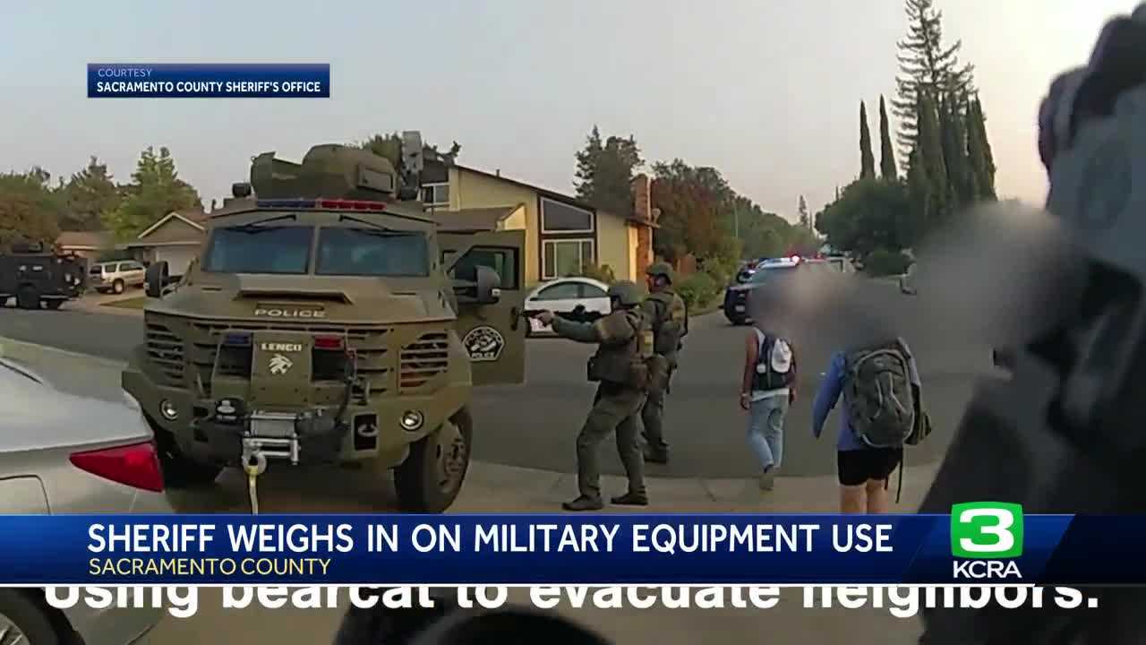 Sacramento County Sheriff Makes Case For Using Military Equipment