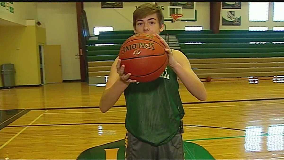 Teen teammates revisit full court buzzer beater Teen teammates revisit full court buzzer beater