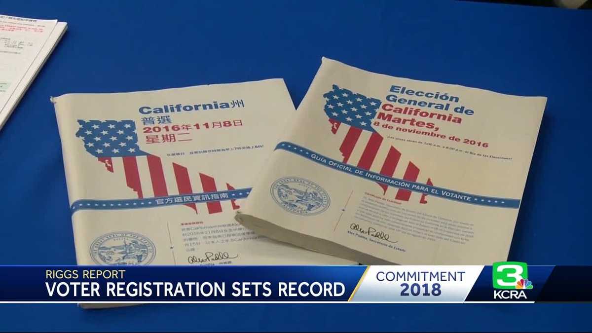 California's voter registration hits record-breaking high