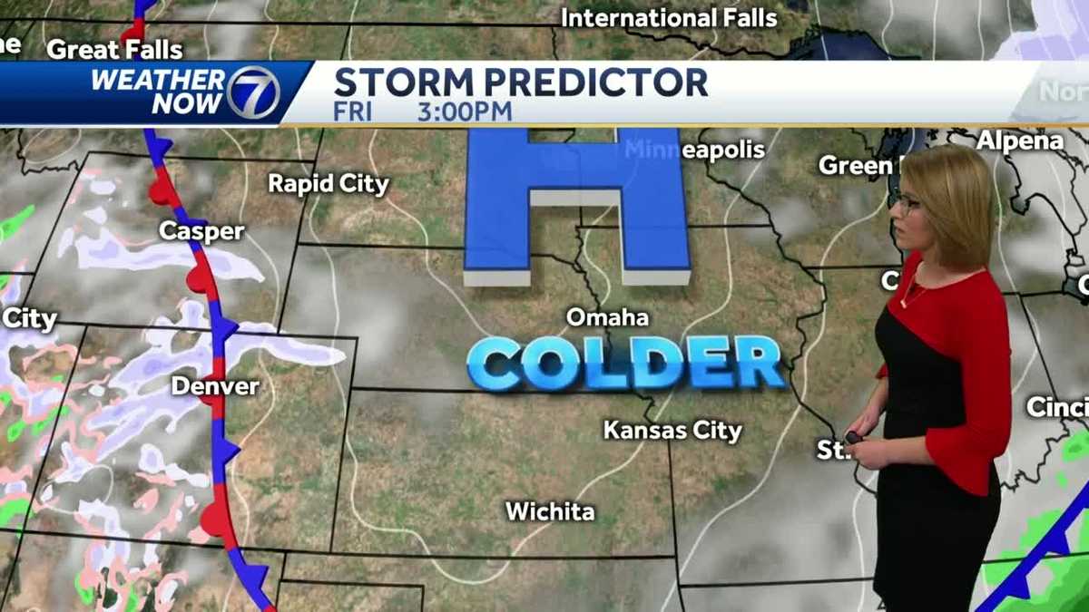 Colder and breezy Friday, warmer this weekend
