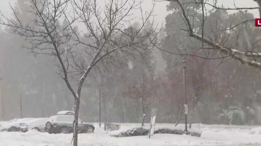 Snow slams El Dorado County day before Thanksgiving