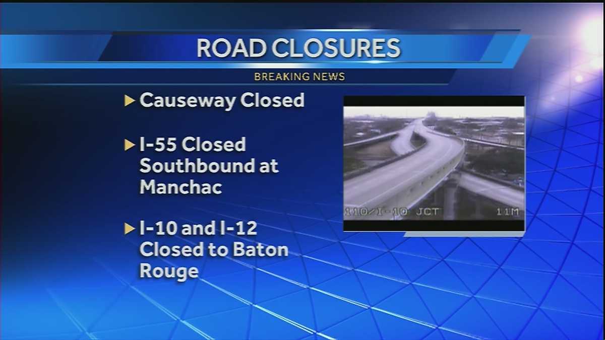 Road closures announced due to wintry weather