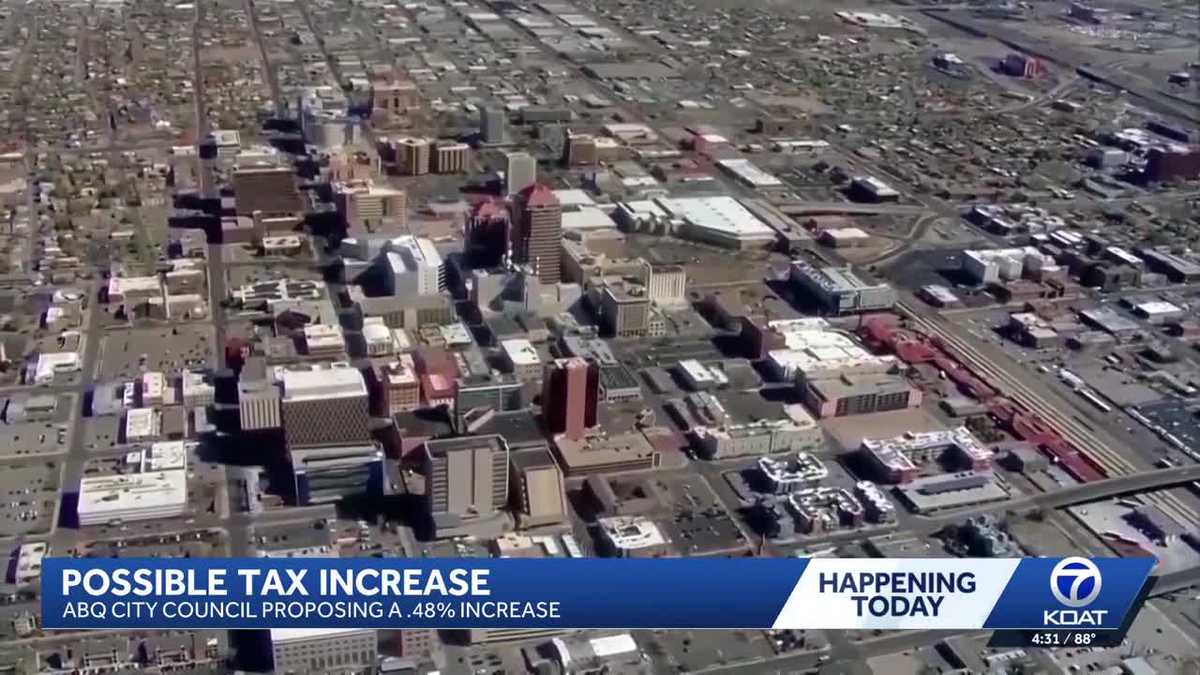 Albuquerque City Council to vote on gross receipts tax increase