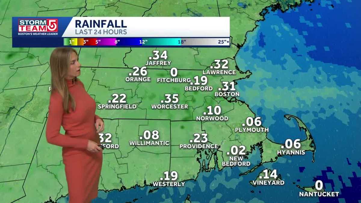 Video: More rain this evening with chance of t-storms - WCVB