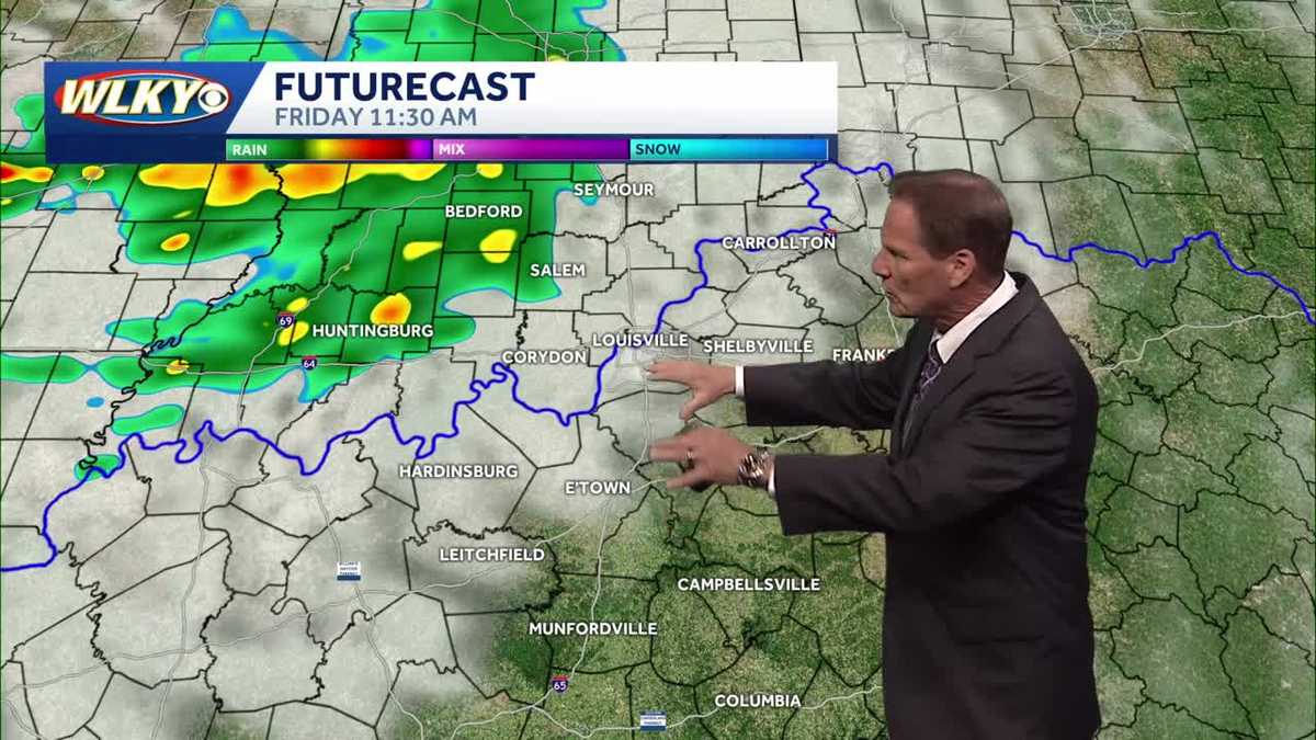 Quiet & cool tonight, sprinkles possible Friday