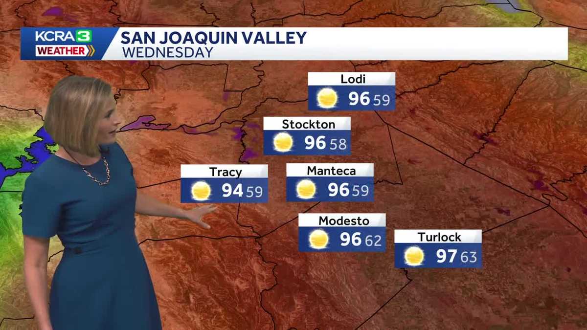 NorCal forecast: Warmth peaks Wednesday