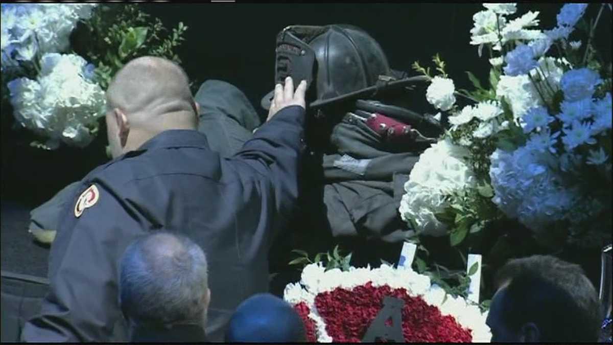 Fallen firefighters remembered in public memorial service