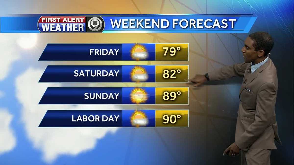 The heat returns for Labor Day weekend