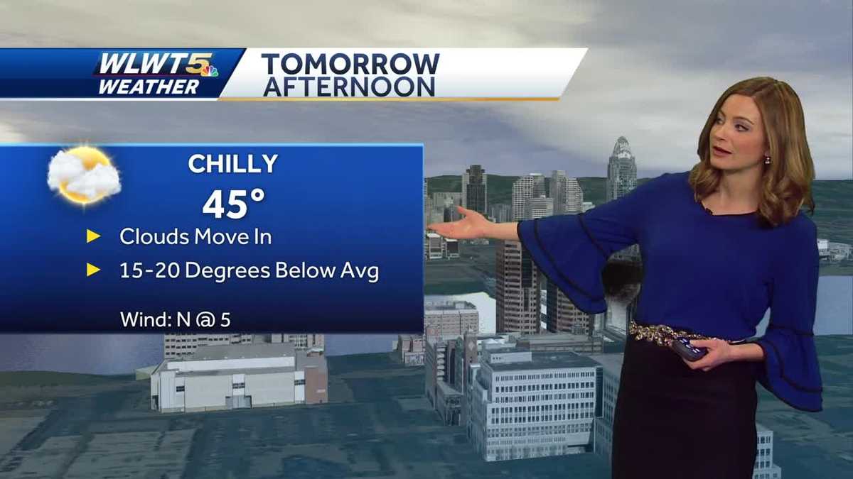 Cold tonight, snow chances tomorrow night