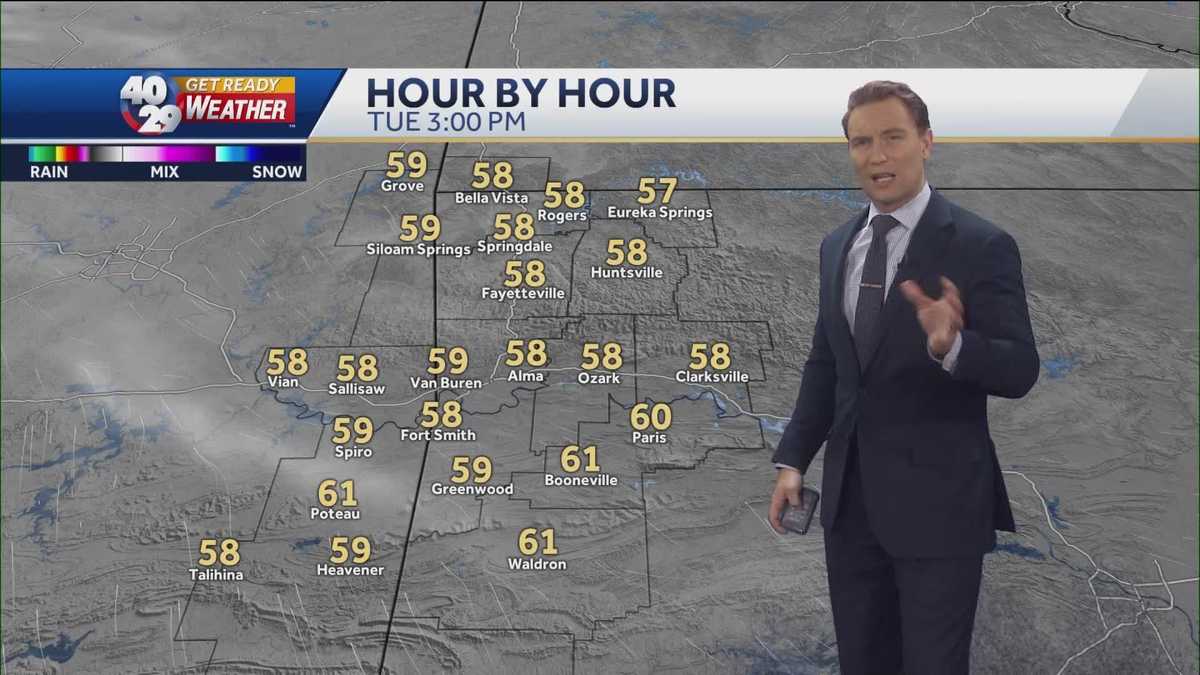 Another chilly night before a warm-up