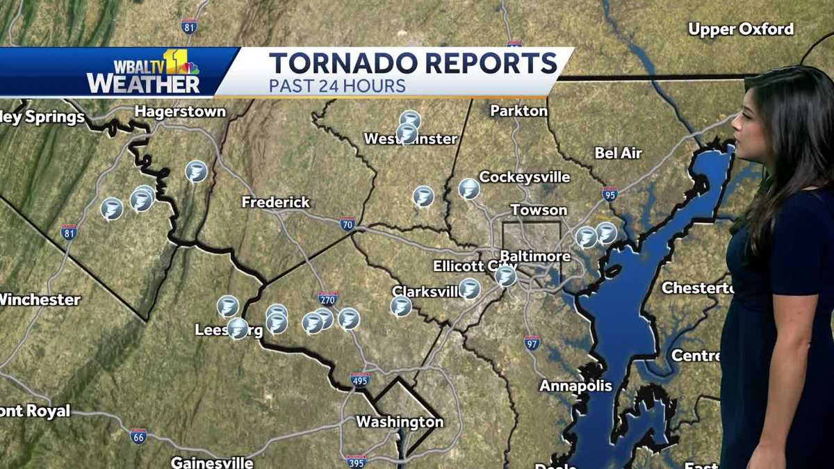 Maryland Weather 22 Tornado Warnings Issued Wednesday