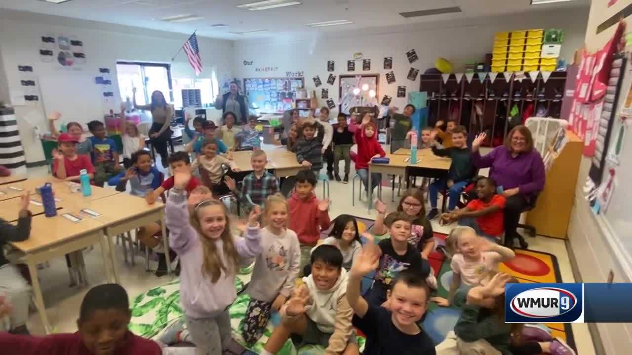 WMUR's Kevin Skarupa Visits Penacook Elementary School