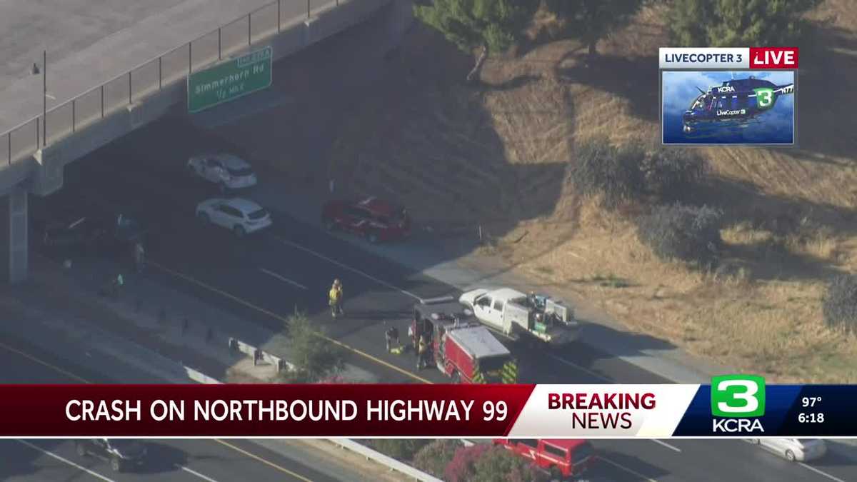 Delays on Highway 99 due to crash in Sacramento County
