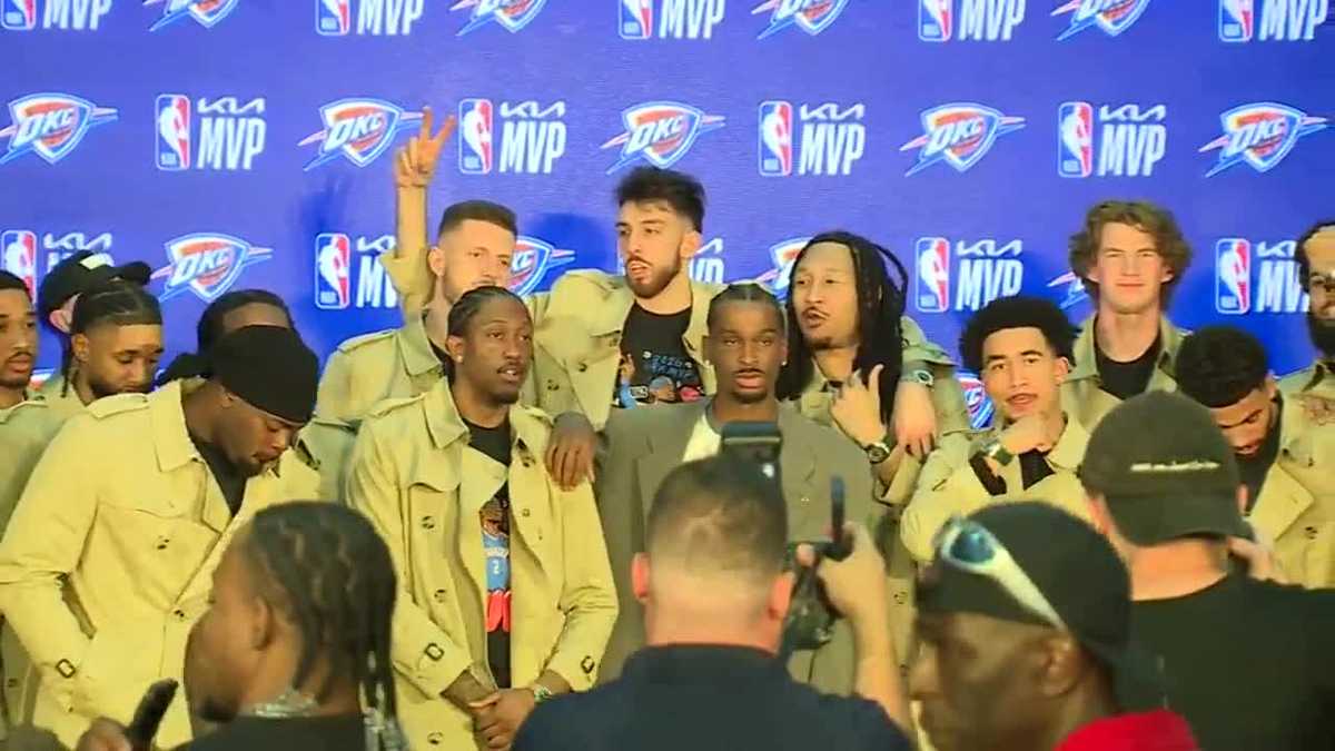 'What's up with the trench coats?': SGA explains team's fashion choice after MVP announcement