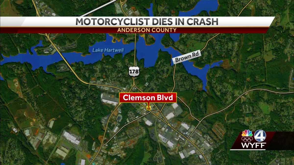 One dead after motorcycle crash in Anderson County, coroner says