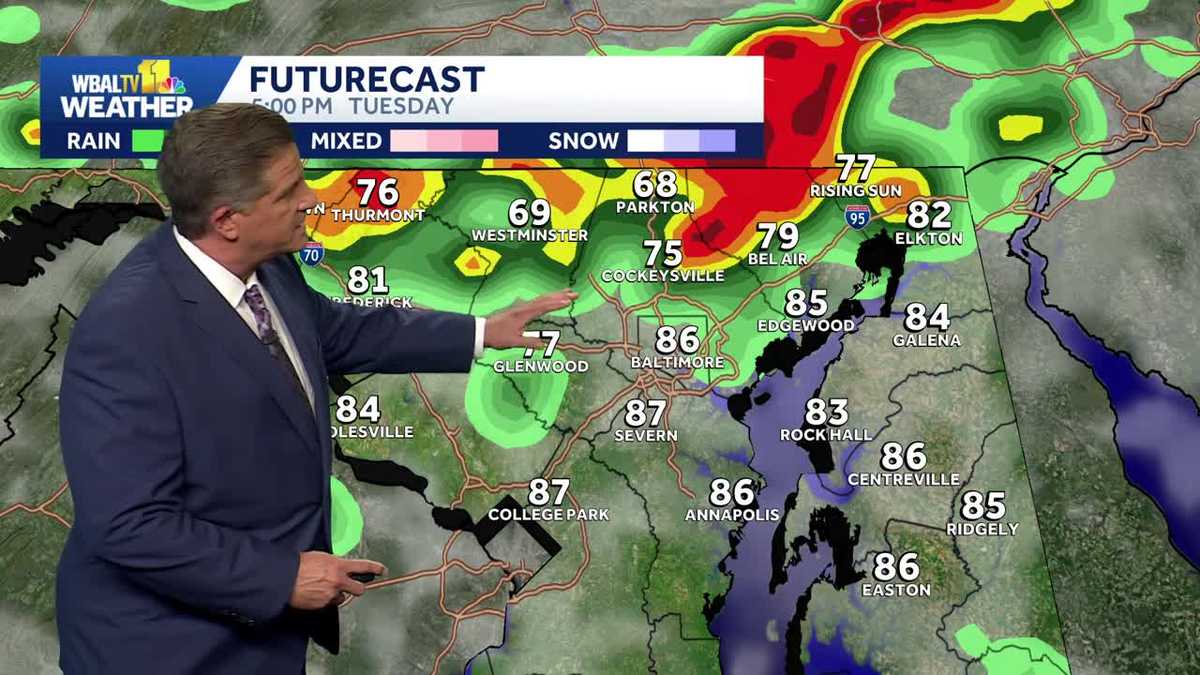 Strong storms possible this evening