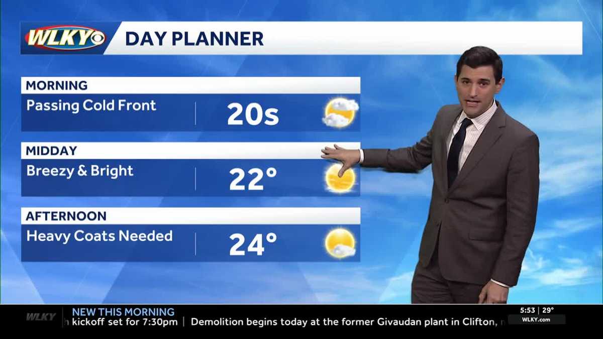 Bitter cold kicks off the new week