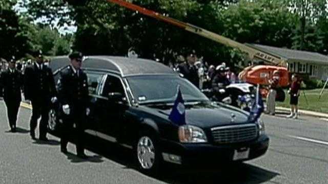 Thousands Attend Funeral For Slain Police Officer
