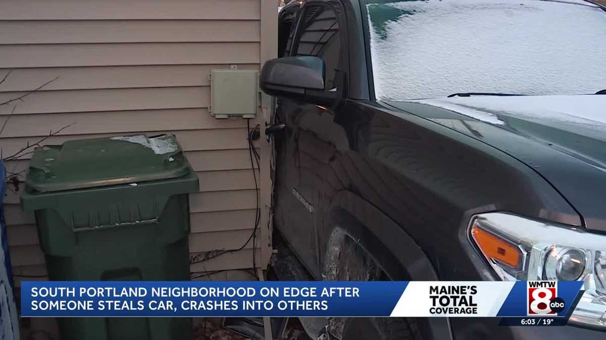 'This is a step higher': South Portland woman has car stolen, totaled in her neighborhood