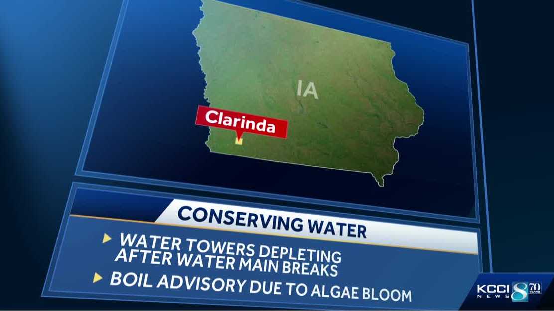 Clarinda, Iowa officials ask locals to conserve water after water main ...