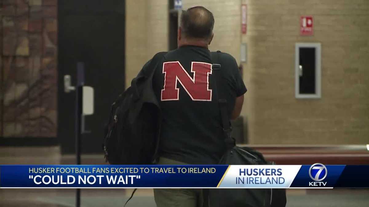 Husker fans, "Flat Herbie" arrive in Ireland for the big game
