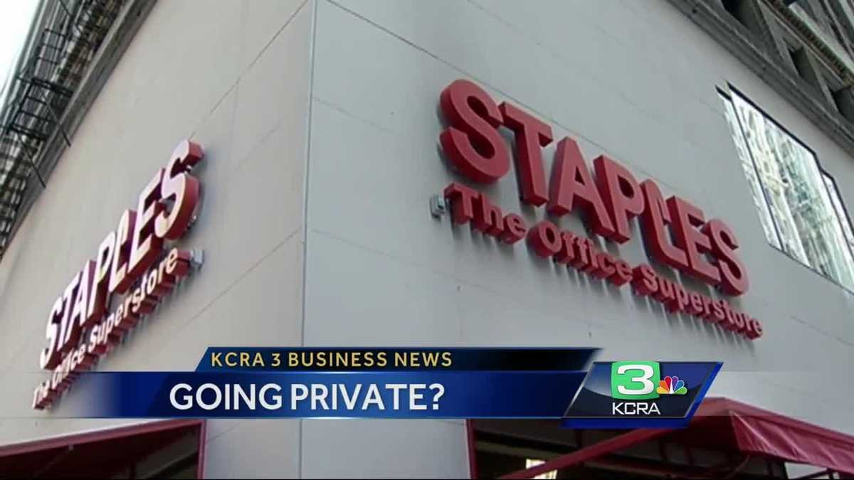 Business News Staples stock jumps on report of 6 billion acquisition