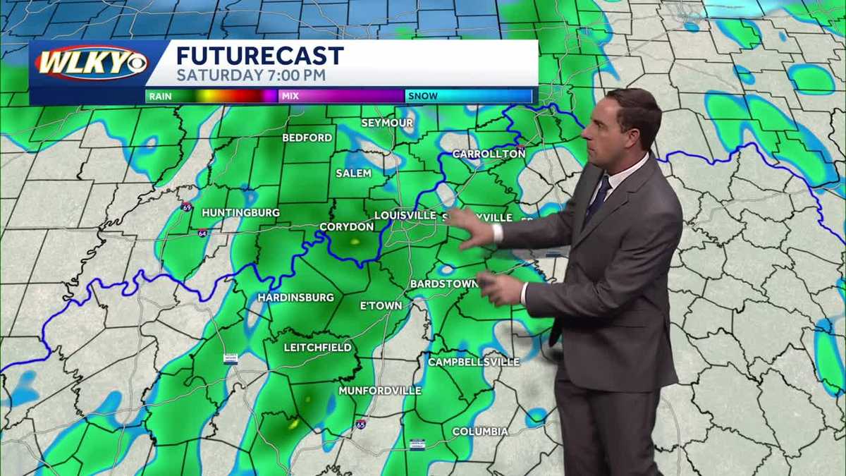 Light rain and a few snow showers Saturday