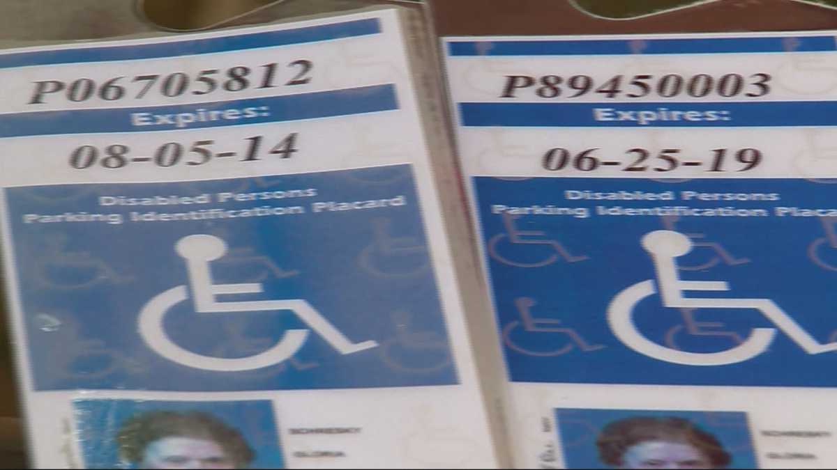 Handicap parking placards mailed to deceased individuals