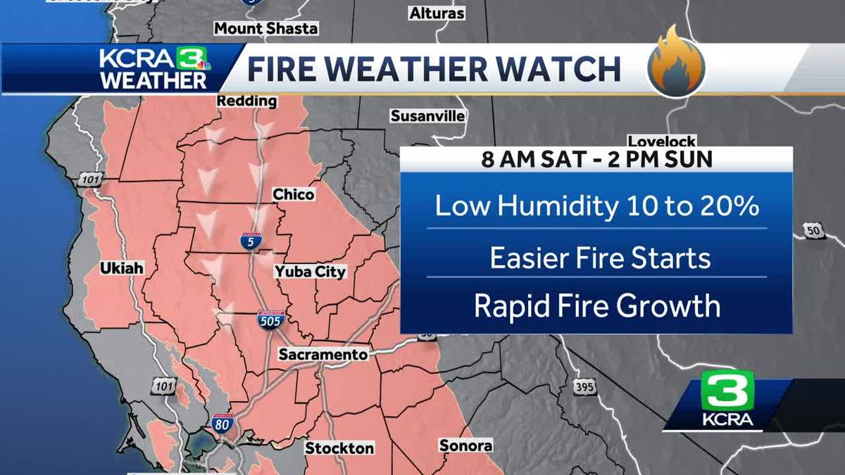 Northern California forecast: Windy conditions increase fire danger for the  weekend