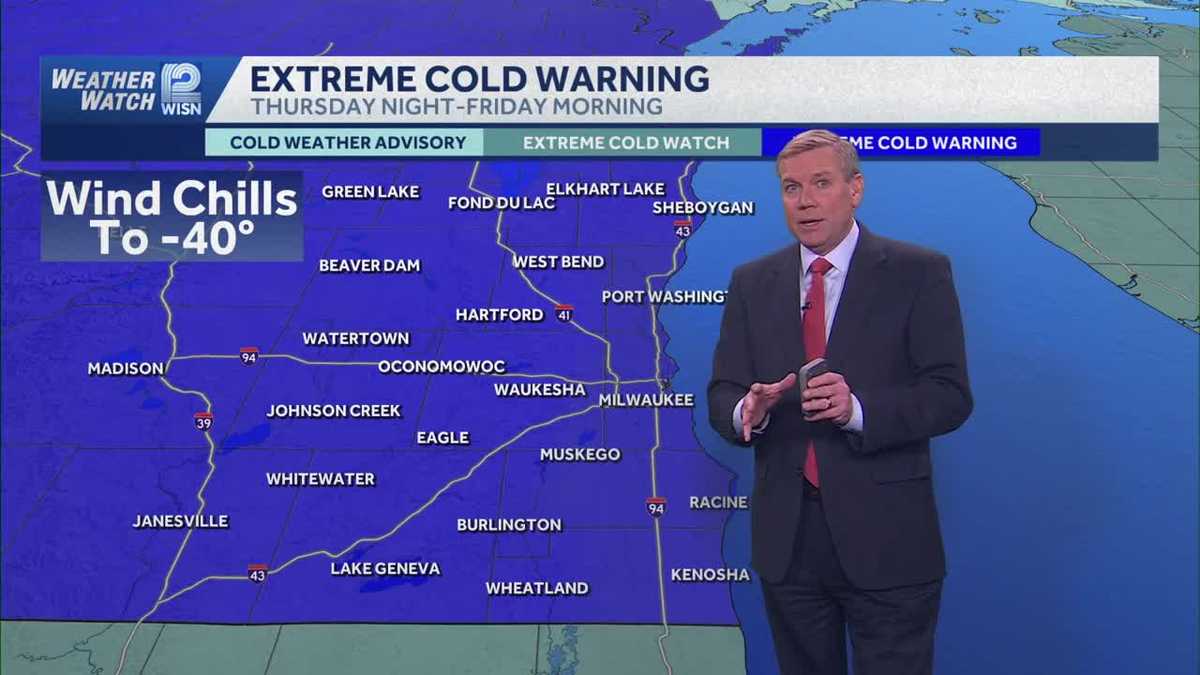 Snow to extreme cold in SE Wisconsin