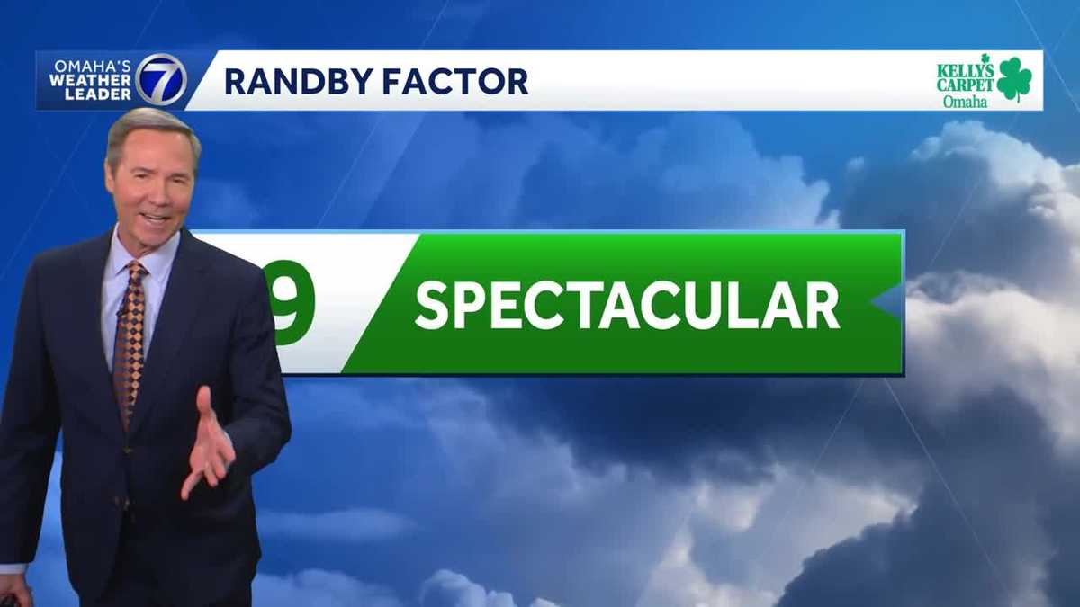 Another spectacular evening around Omaha with mild temperatures - KETV