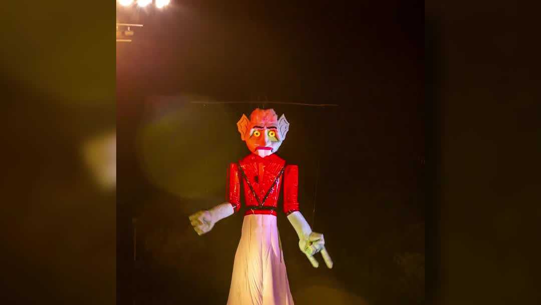 TIMELAPSE﻿ Burning of Zozobra, Santa Fe, old man gloom, burning