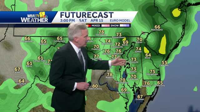 🌩 Thunderstorms in Maryland's weekend forecast