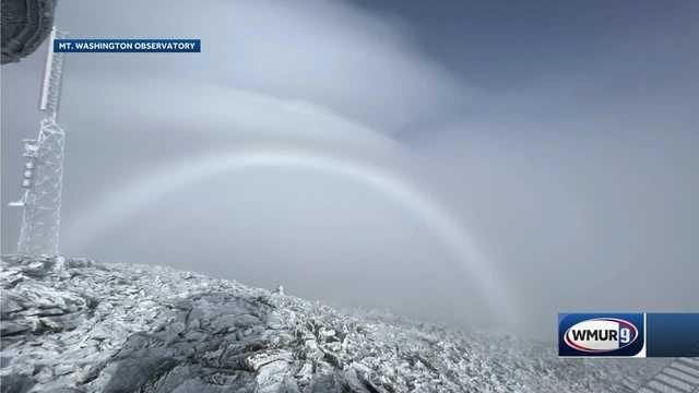 Fog bow captured on top of Mt. Washington - Vimarsana News