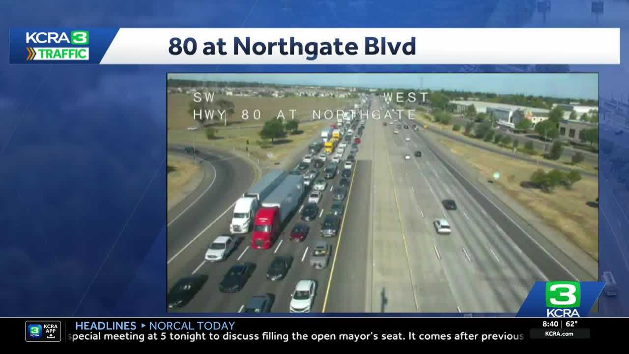 Motorcyclist dies in Interstate 80 crash in Sacramento; major traffic delays reported
