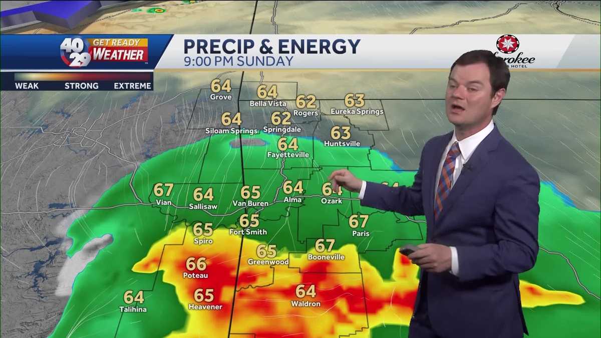 FORECAST: A Little Rain Tonight, Then Stormy Tuesday