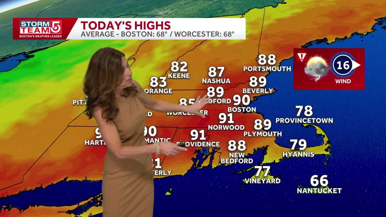 Video: Summer-like heat; thunderstorms possible