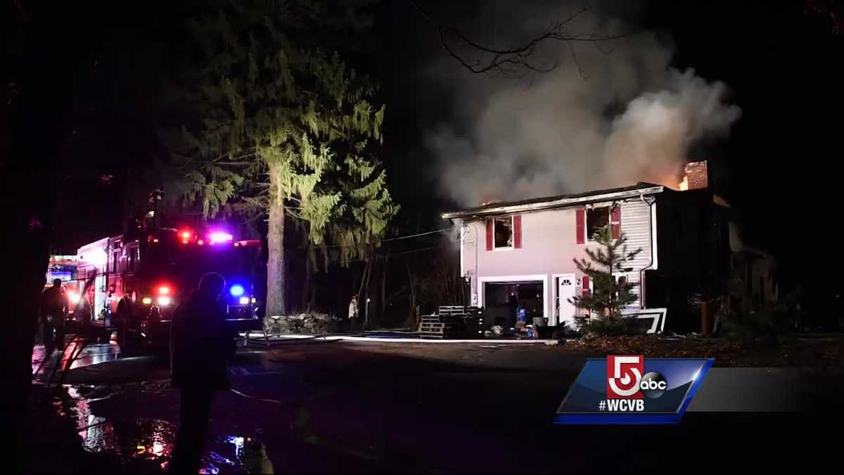 House goes up in flames overnight