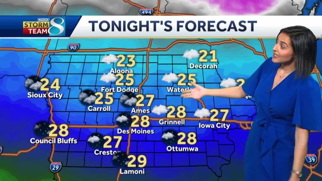 KCCI Forecast: Warm Wednesday with cooler temps Thursday